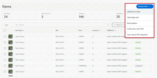 Walmart Product Editing